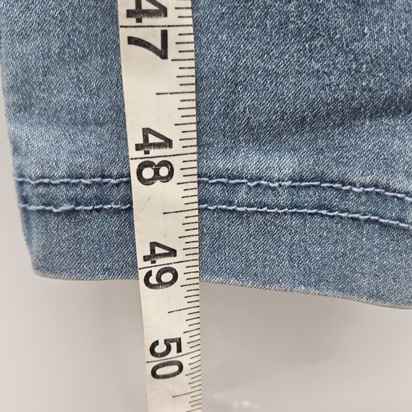 Highway Jeans Spaghetti Strap Jumpsuit Size Small Sleeveless Stretch Blue Denim - Picture 14 of 16